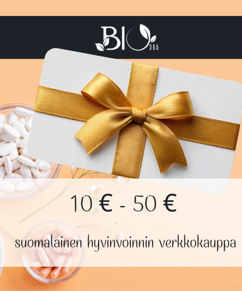 Bio365 lahjakortti